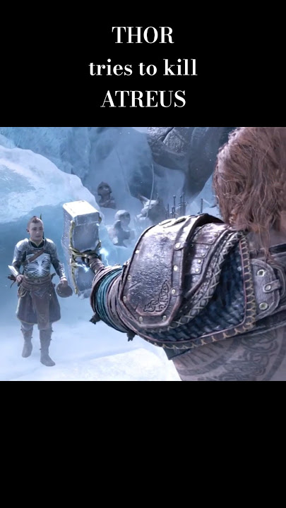 THOR Loses Control After SIF’s Words | God of War Scene 😮 #shorts