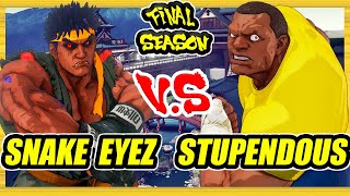 SFV CE 🔥 Snake Eyez (Kage) vs Stupendous (Balrog) 🔥 Ranked Set 🔥 Street Fighter 5