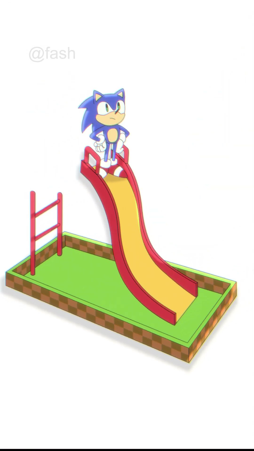 This Optical Illusion Blow Your Mind (Sonic the Hedgehog)