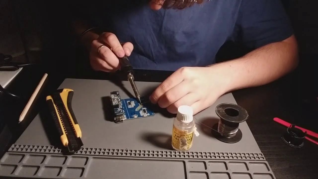 Восстановление оторванной дорожки на печатной плате