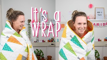 Straight line quilting triangles | Final Tree Tree House quilt video