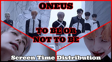 ONEUS TO BE OR NOT TO BE - Screen Time Distribution [Color Coded]