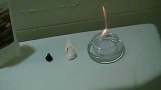 Making Fire With Rubbing Alcohol