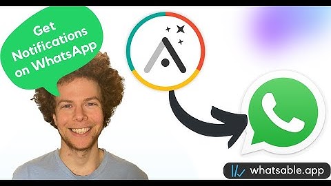 How to get WhatsApp Notifications when Things Happen in your Adalo App