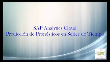 SAP Analytics Cloud Forecast Time Series