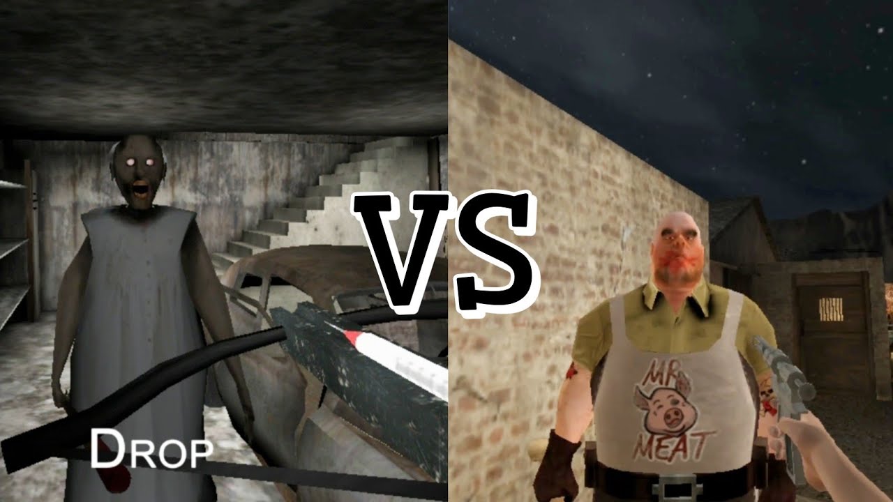 Weapon Battles| Granny's Crossbow vs Mr. Meat's Tranquilizer Gun upload image