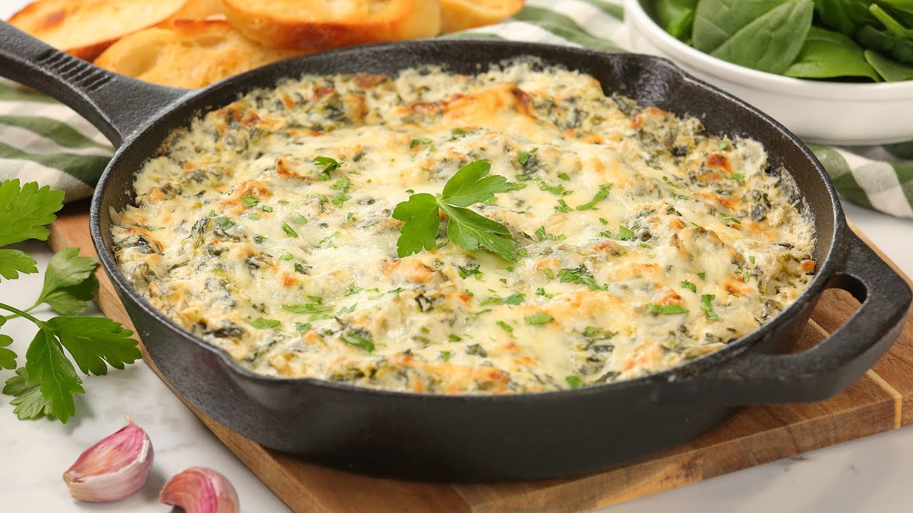 Spinach & Artichoke Dip   Easy & Impressive Holiday Appetizer