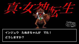 #04 たぬきの【 #真女神転生 】インジュウ　たぬきちゃんが　でた!　どうしますか？　♫ #ギャンたま