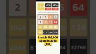 2048 Game Update: I reach 803,000 Score in just 27,901 moves and 328:27 minutes