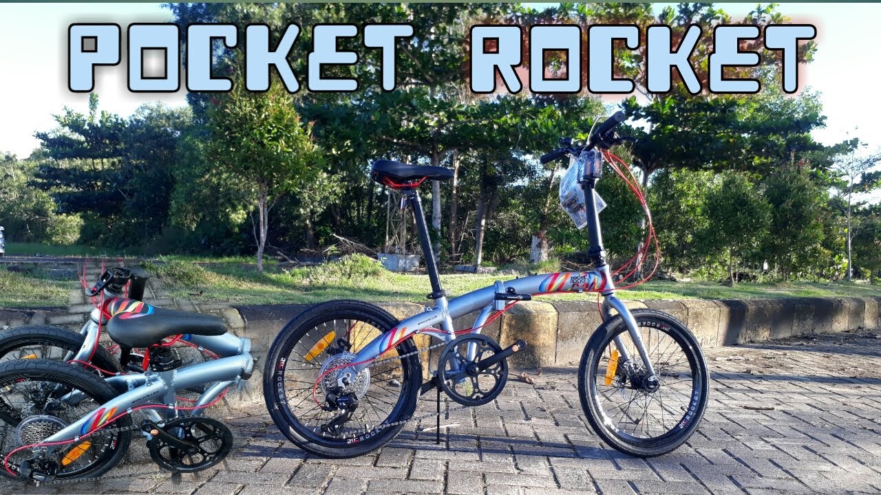 Sepeda Roket review sepeda lipat terbaru || pocket rocket 20, wim cycle - YouTube