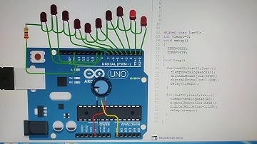 Luces secuenciales con arduino controladas
