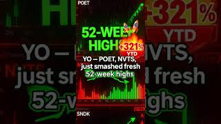 POET Technologies + NVTS + SNDK AI infrastructure moonshot (still ripping on StockTwits + WSB buzz)