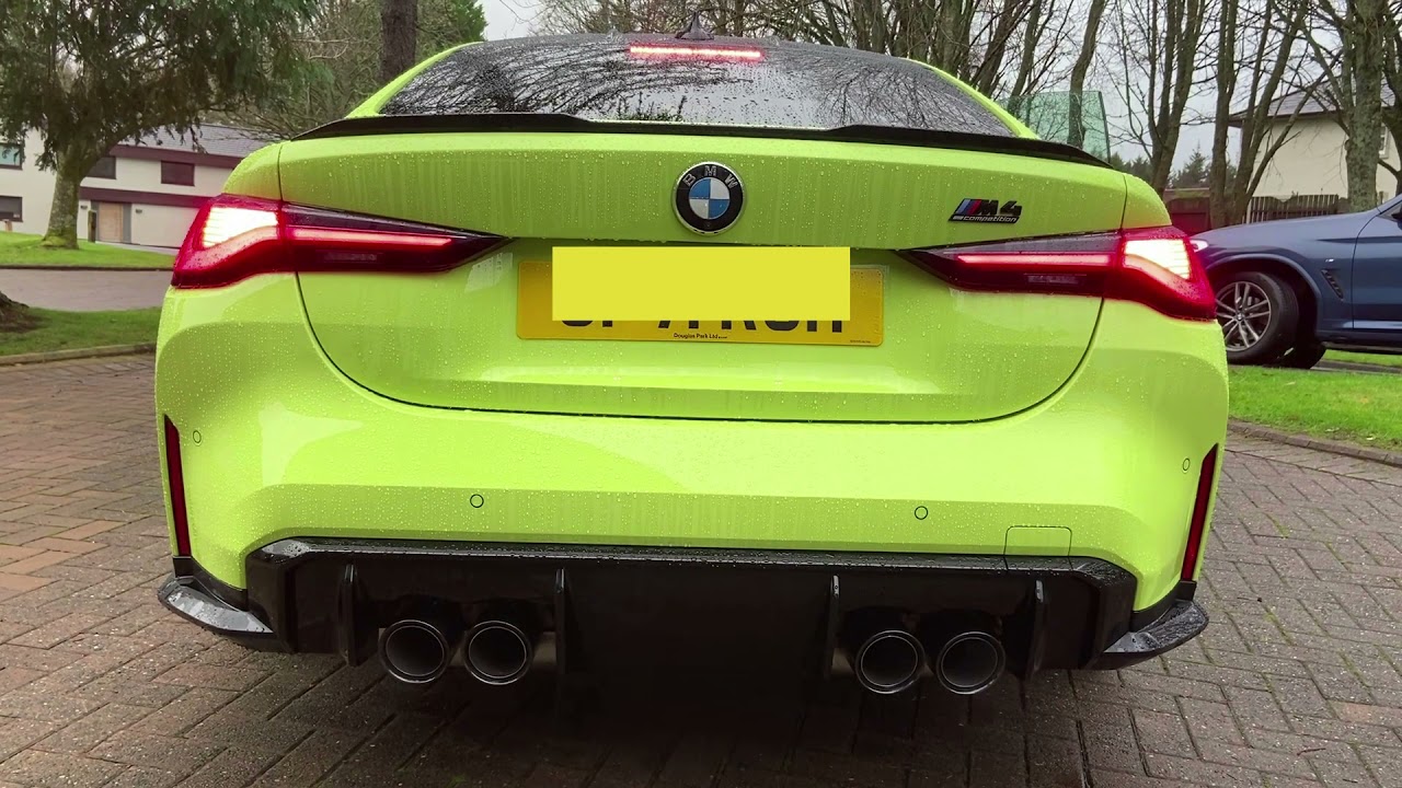 2022 BMW M4 Competition Cold Start - exhaust sound - YouTube