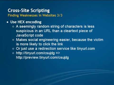 Cross-Site Scripting (XSS) Finding Weaknesses In Websites