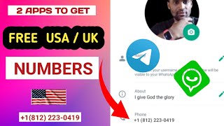 How to get USA / UK number with Dingtone and Receive sms for Whatsapp verification-2024 / Best App screenshot 3