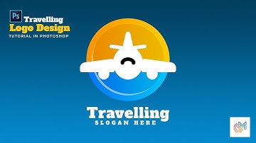 How to Design Travelling Logo Tutorial | Adobe Photoshop Tutorial | Speed Art | Grafix Mentor