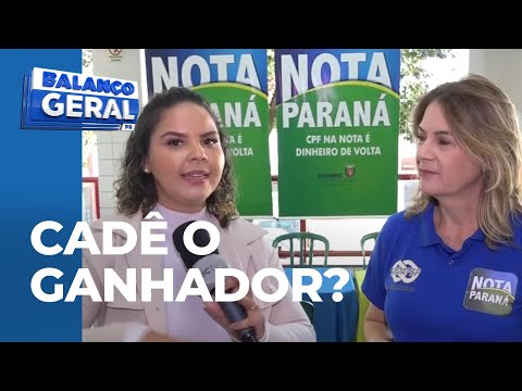 21 moradores sorteados pelo Nota Paraná ainda não resgataram o prêmio, prazo vence