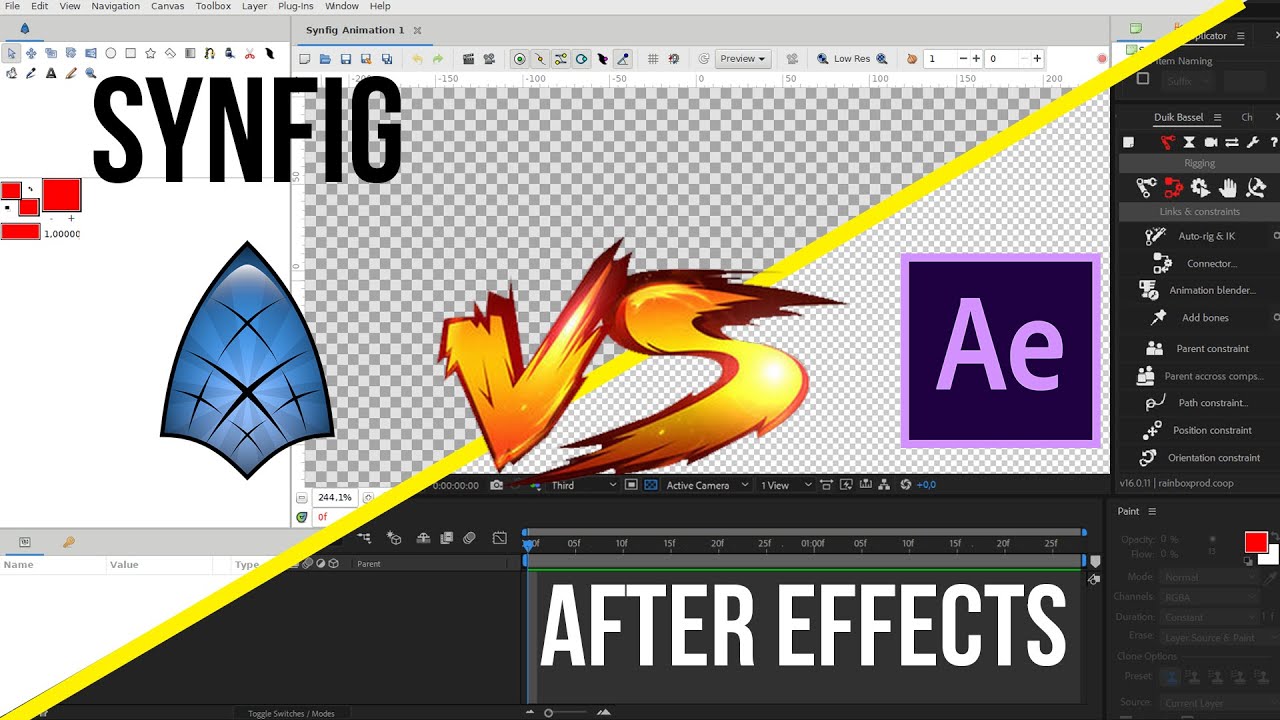 Сравнение и критика Synfig c After Effects