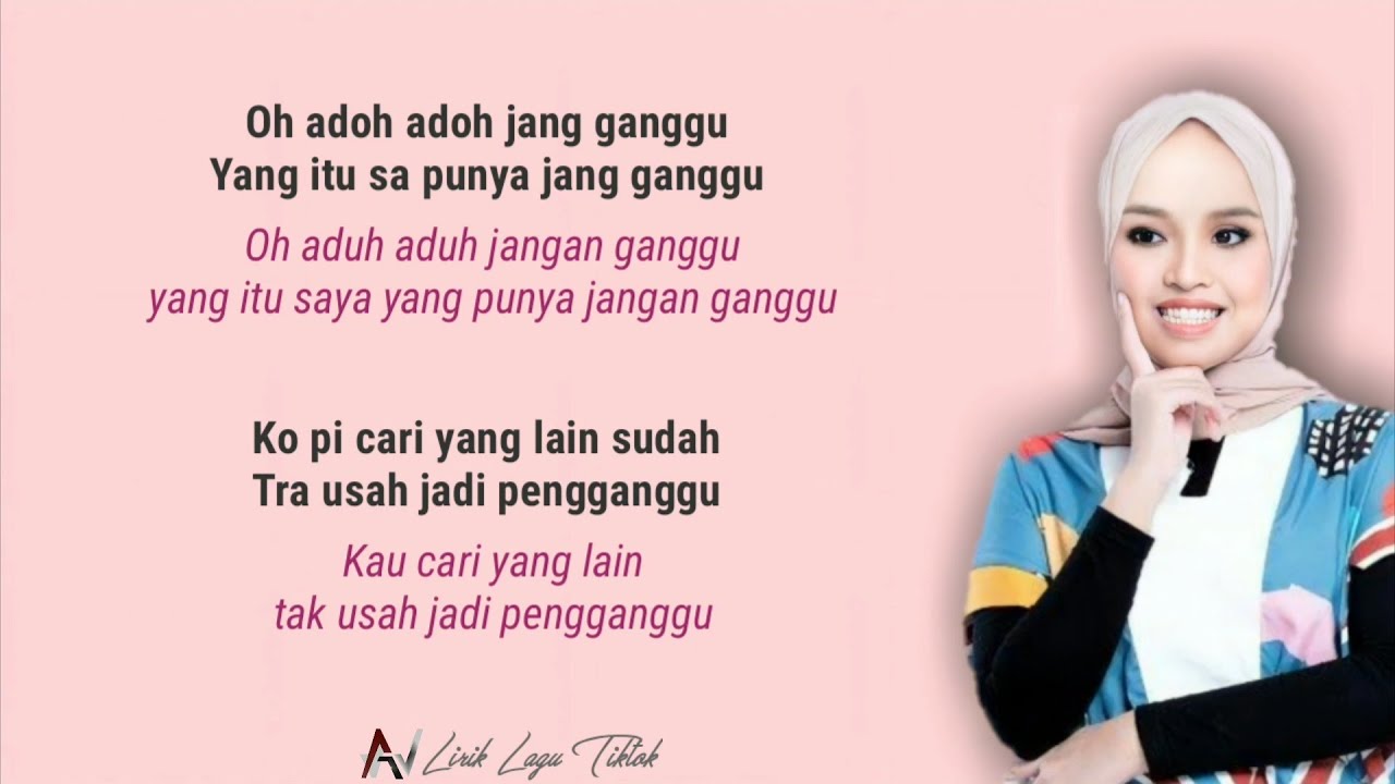 Itu jang sa punya lirik yang ganggu Lyrics Sasya