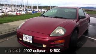 mitsubishi 2002 eclipse- $4500