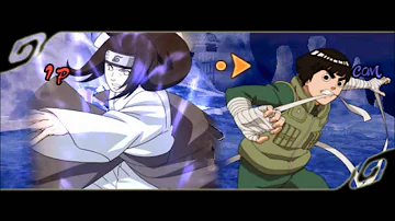 naruto ultimate ninja heroes 3 neji vs rock lee