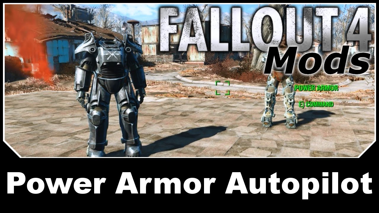 Fallout 4 Mods Power Armor Autopilot Youtube