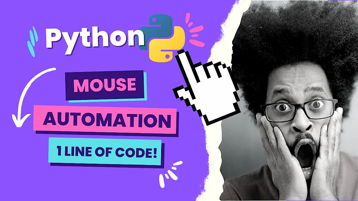 Tutorial - Using Python to control the mouse using...