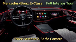Mercedes-Benz E-Class Interior Design | 3 Screens & Selfie Camera | Next Gen Tech | Motor Continent screenshot 5