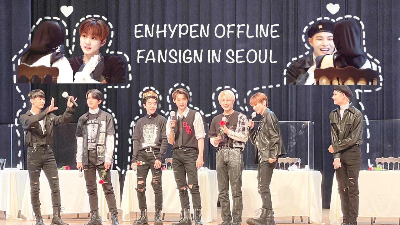 [ENGENE VLOG 2] MY FIRST ENHYPEN OFFLINE FANSIGN IN SEOUL  (Border : Carnival era)
