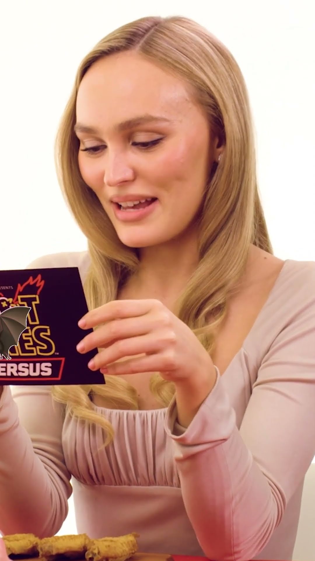 Lily-Rose Depp and Nicholas Hoult go head-to-head on HOT ONES VERSUS ? ️‍?