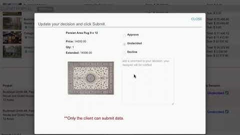 DesignerLogic: showcase specific project items in the Client Portal