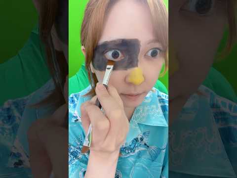 キャラメイクをリアルメイクしてみた #ゲーム実況 #モンハン【#もずはゃ30秒動画】#shorts