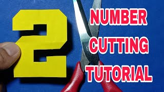 NUMBER CUTTING TUTORIAL NO.2