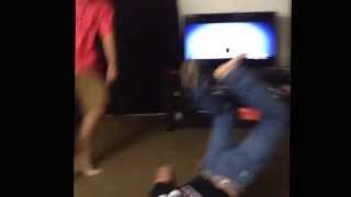 Doing the worm (epic fail)