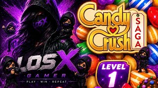 Candy Crush Saga || Level 1 || First Game Video || Pleas Support ME  @Losxgamezone  screenshot 4