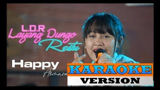 Karaoke Layang Dungo Restu ~ Justin liee | Versi Happy Asmara |LDR