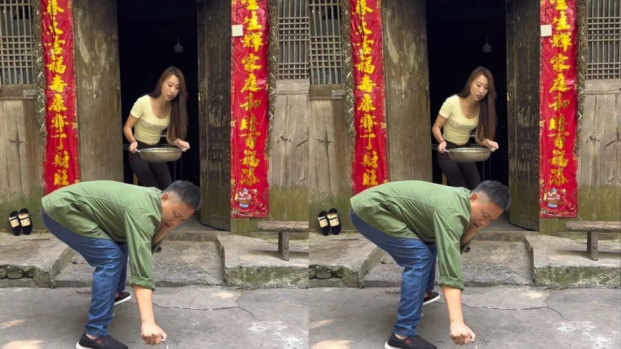 You're such a coward! #FunnyVideo #LaughEveryTimeYouWatch #RuralLifeHasItsOwnFun