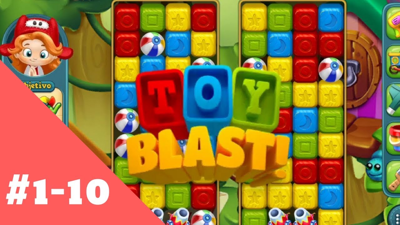 Toy Blast level 1-10, Gameplay for android