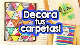 DECORATE YOUR NOTEBOOKS AND FOLDERS! Back to school!! ✄ Barbs Arenas Art!