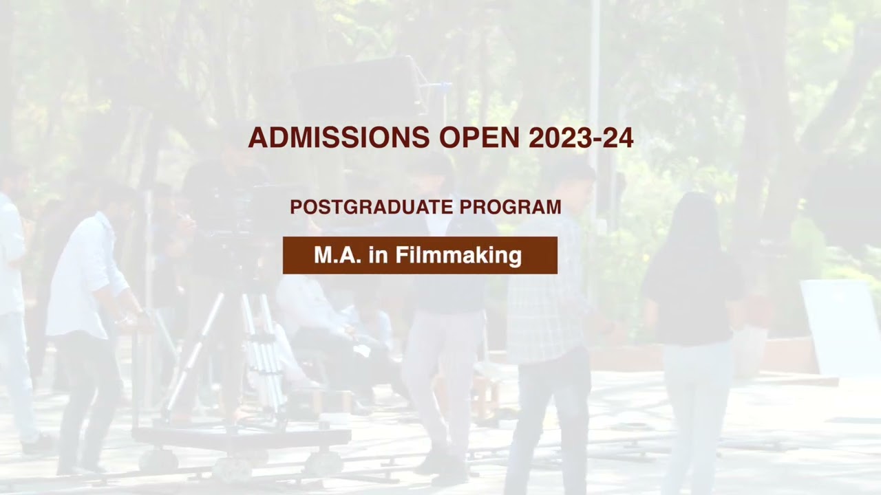 One of the most updated film schools in India