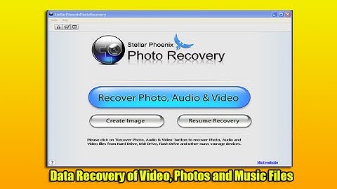 Data Recovery of Video, Photos and Music Files
