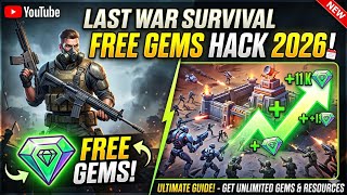 Last war survival hack gems 2026!! Free iOS/android  screenshot 3