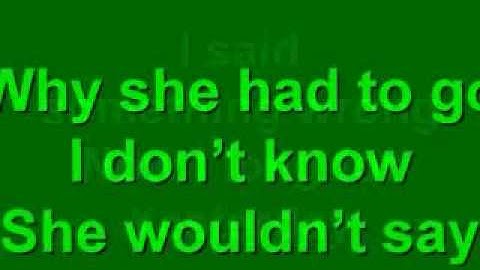 Yesterday (with lyrics) - The Beatles