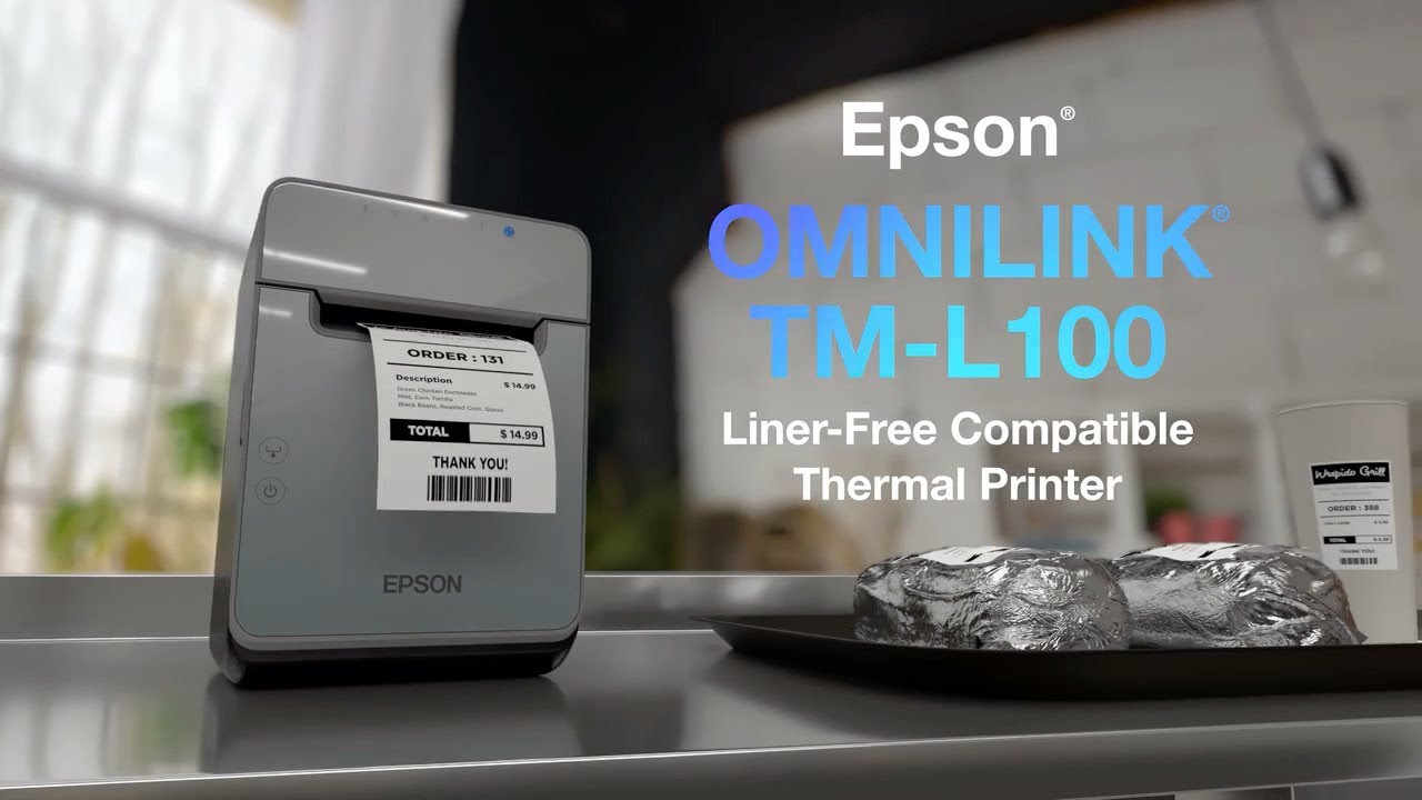 OmniLink TM-L100 Liner-free Label Printer | Epson US