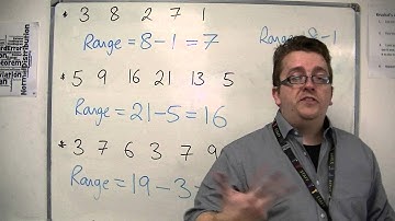GCSE Maths from Scratch 9.02d Finding the Range