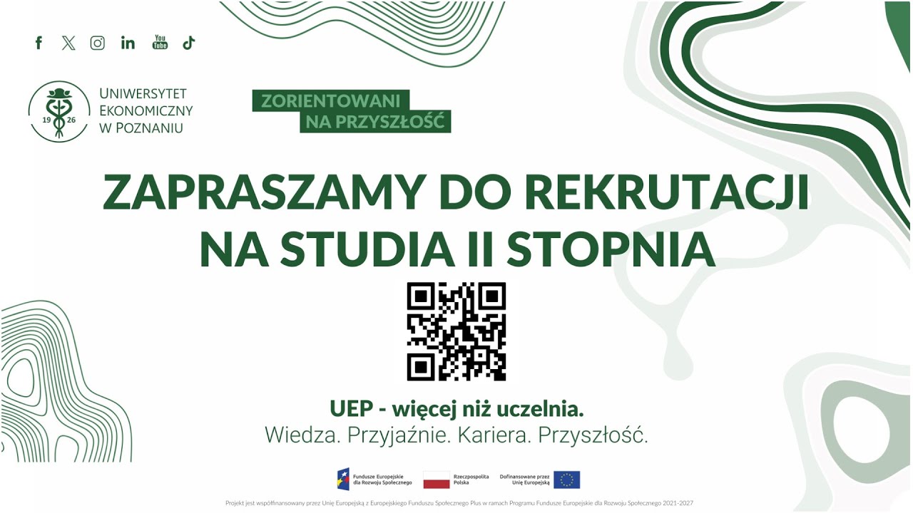 ✨ Nowe i zmodyfikowane kierunki na studiach stacjonarnych II stopnia na UEP! 🎓🌍