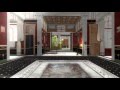 Walk around in a 3D splendid house from the ancient Pompeii