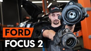 How to change Suspension top mount on FORD FOCUS III Turnier - online free video