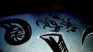 How to paint script: hand-painting lettering