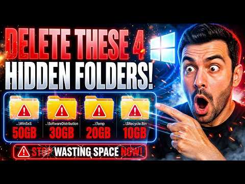 4 Hidden Windows Folders Wasting Your Storage You Need to Delete Right Now!